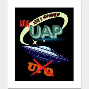 New and Improved! UAP > UFO Posters and Art